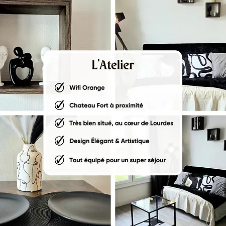 L'atelier-t2 Proche Du Centre-wifi-parking Apartment *